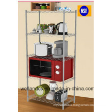 Multi-Purpose Kitchen Microwave Oven Wire Rack in Chrome (CJ7535150B4E)